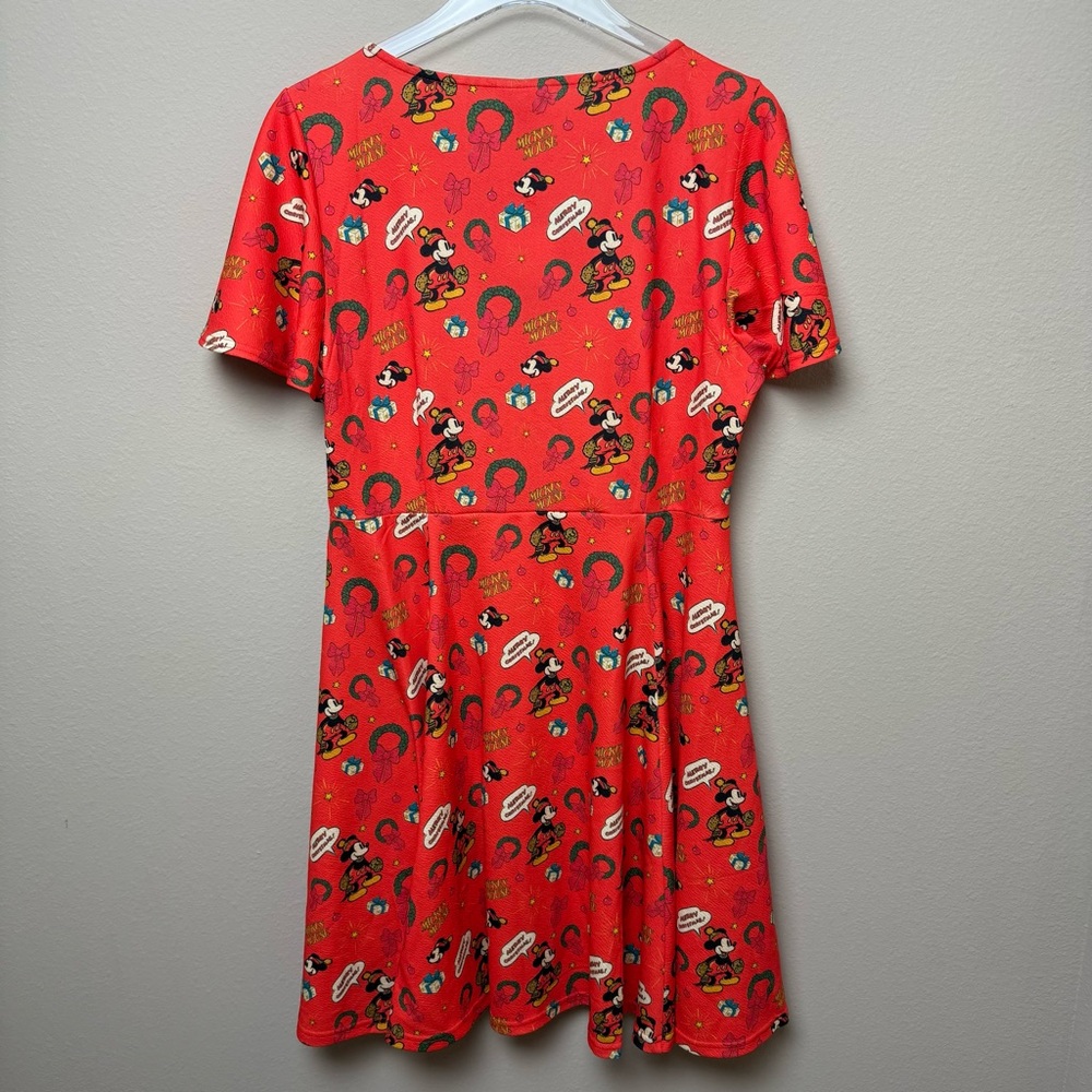 Disney | Unique Vintage Mickey and Minnie Christmas Dress - Picture 2 of 6